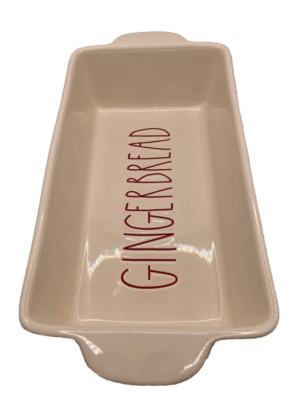 RAE DUNN Christmas Collection “GINGERBREAD" Pan Baking Dish & Hot Plate "PEACE"